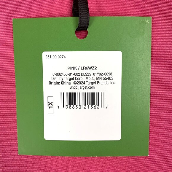 Kate Spade x Target Hot Pink Bow Shell Tank Top Plus Size 1X - Picture 5 of 8